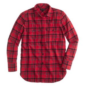 J. Crew Boyfriend Flannel Shirt